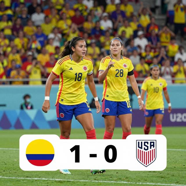 U20 Nữ Colombia đánh bại U20 Nữ Mỹ 1-0 trong trận giao hữu quốc tế